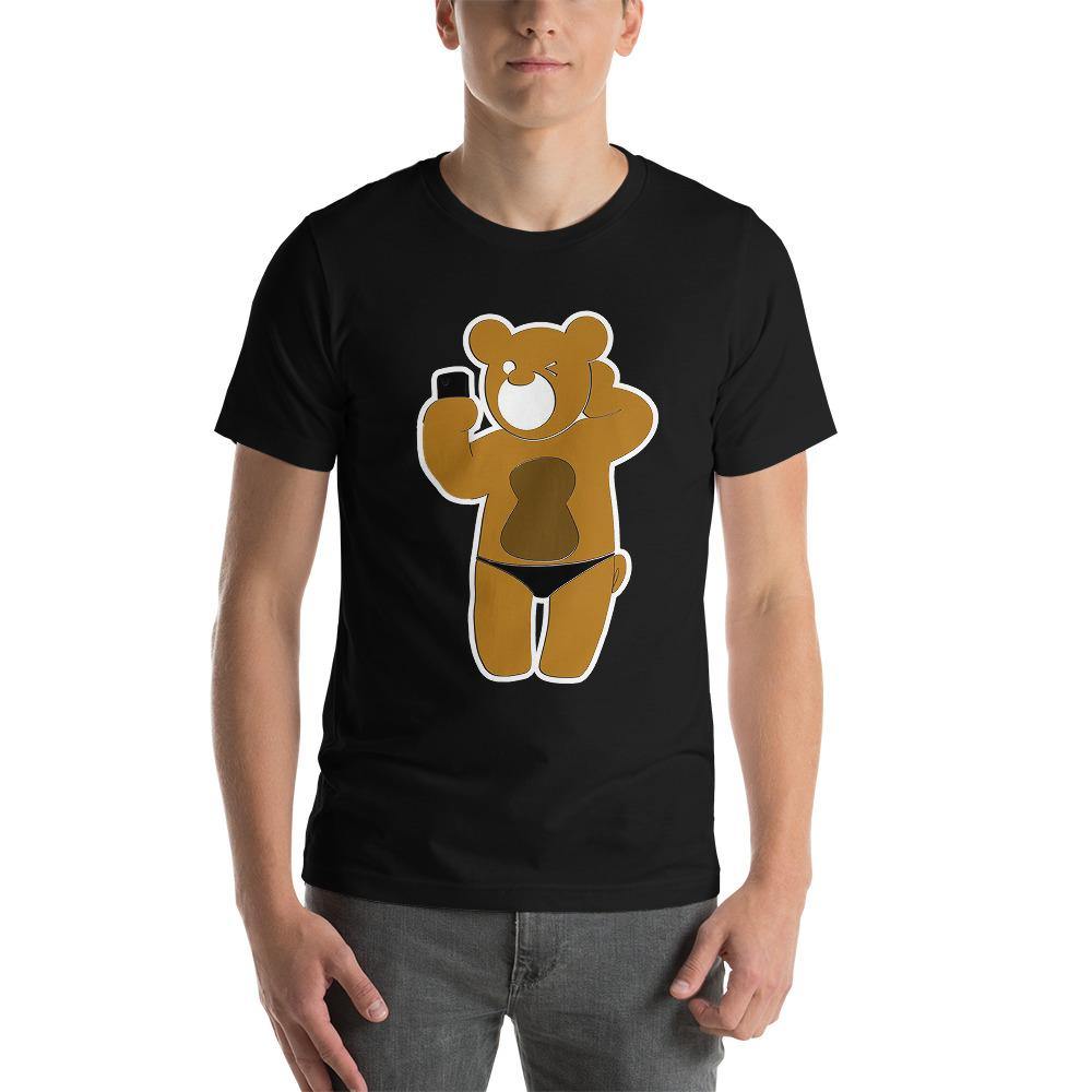 Bear Selfie Black Chuscle Clothing