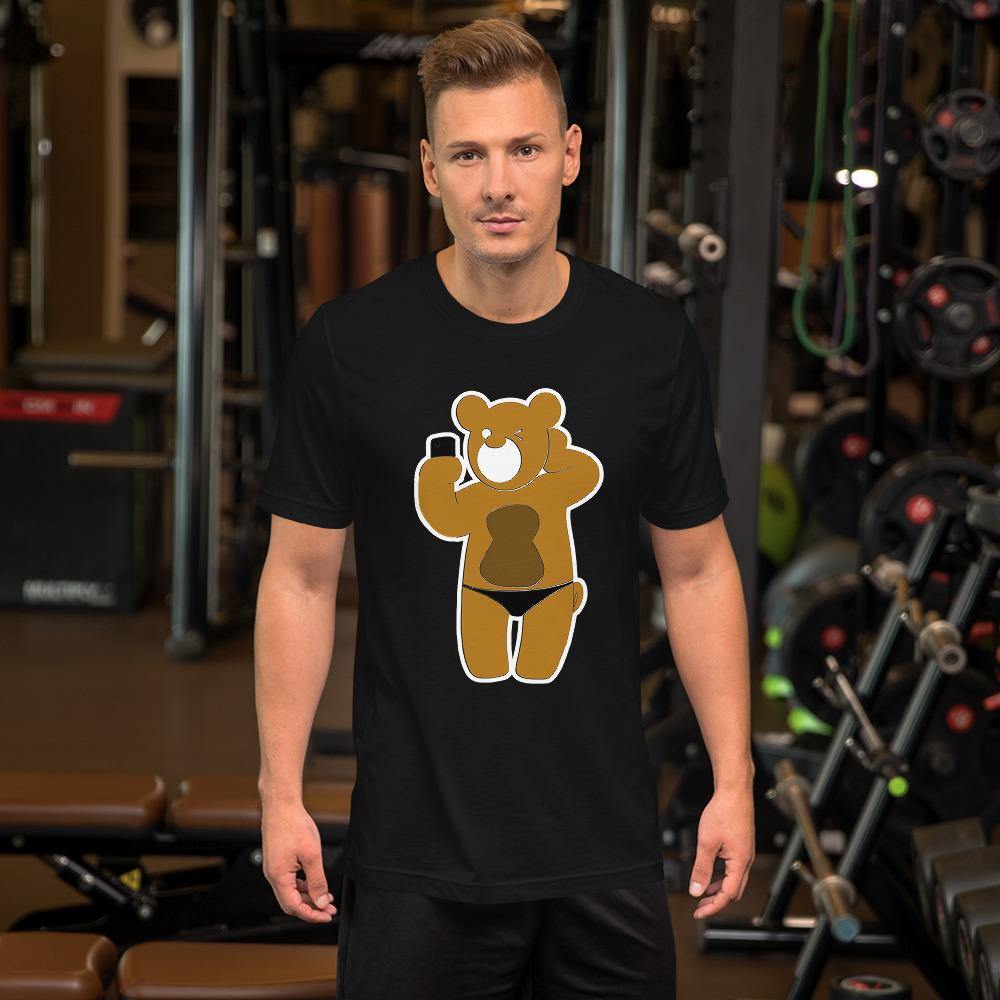 Bear Selfie Black Chuscle Clothing