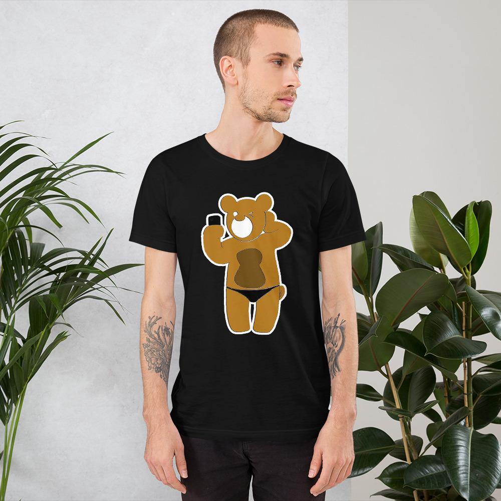 Bear Selfie Black Chuscle Clothing