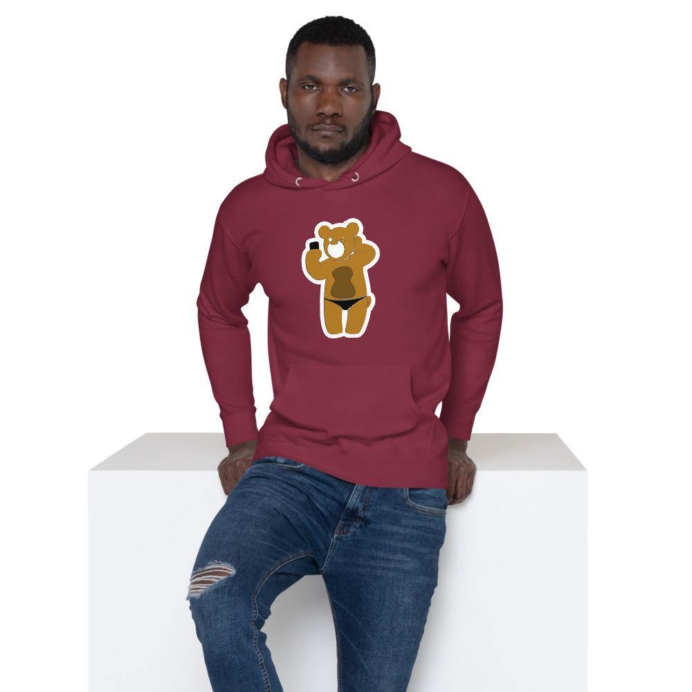 Chuscle Bear Selfie Hoodie - Chuscle Clothing